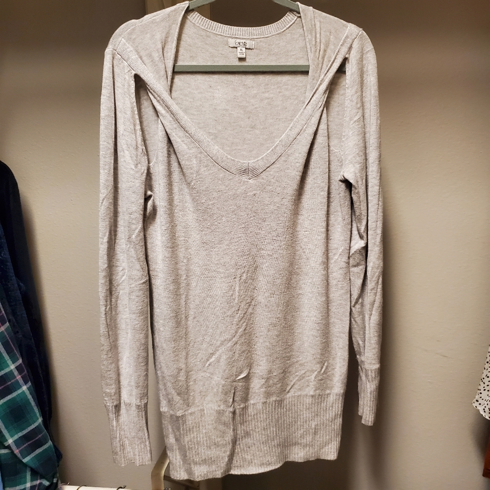 Caché Cold Shoulder Sweater